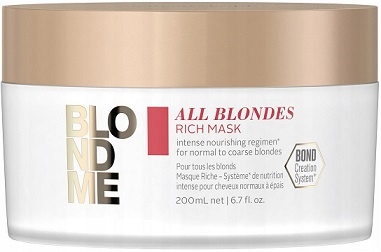 Schwarzkopf Blondme All Blondes Rich Maska do włosów blond 200ml
