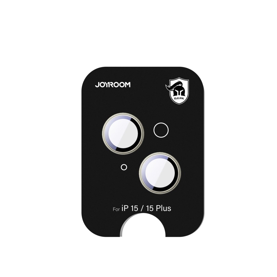 Szkło ochronne Joyroom JR-MFY0251 na obiektywy iPhone 15/15 Plus -żółte