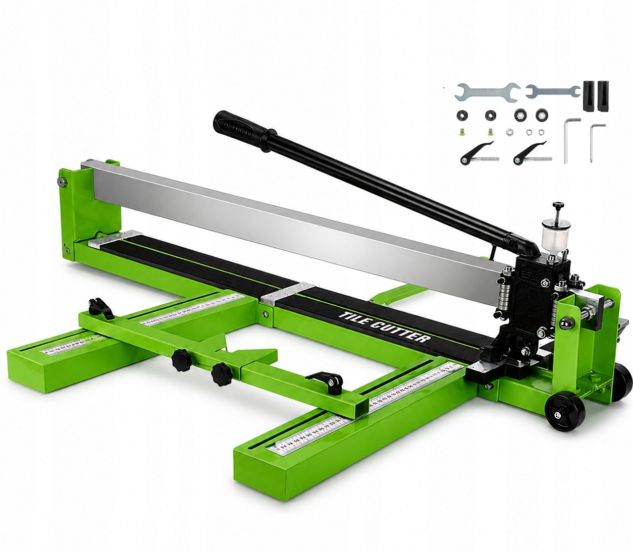 Řezačka na dlaždice Slinuté Dlažby Glazury Laser 1200 mm ruční strojek