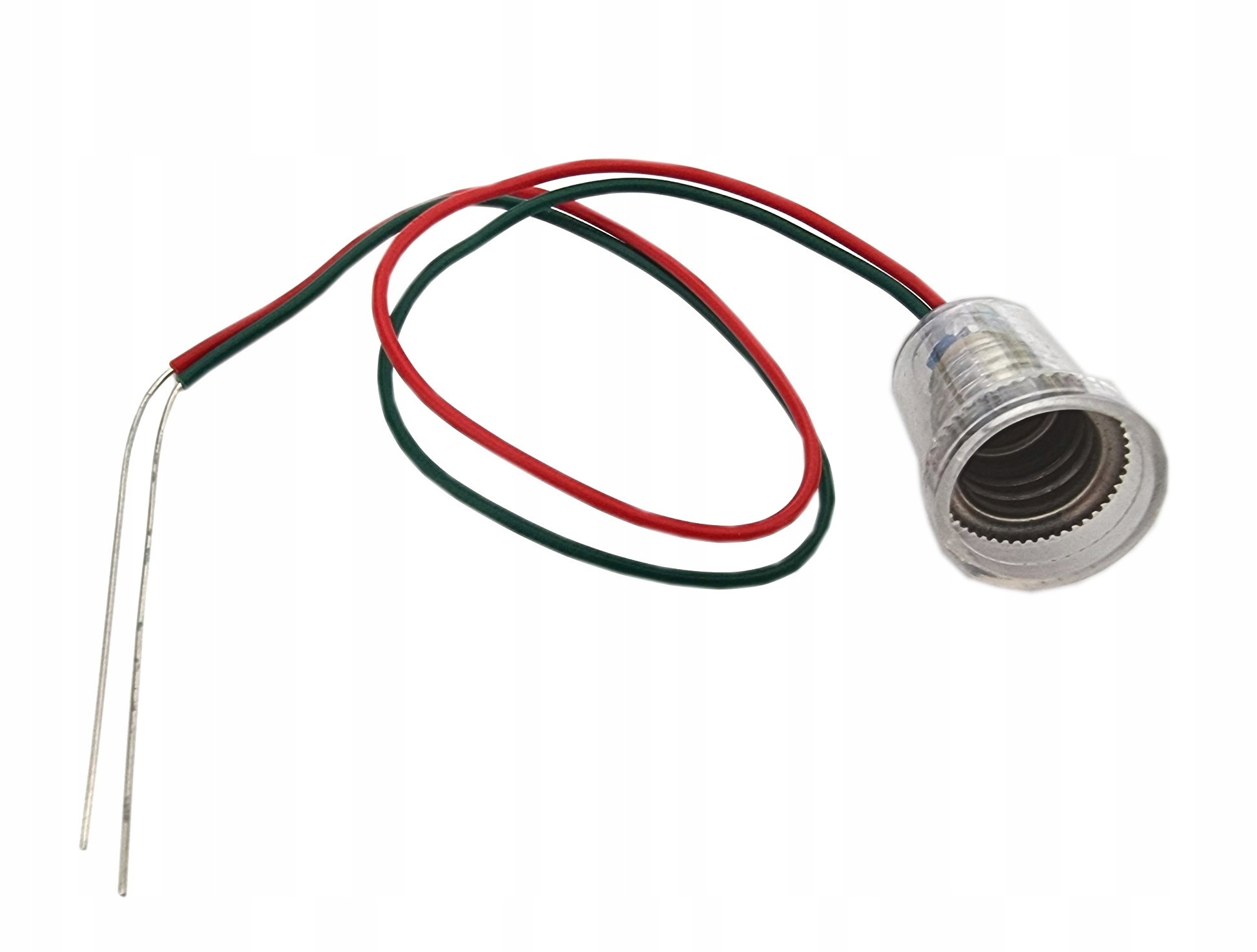 GNIAZDO ŻARÓWKI E10 Z PRZEWODEM CLEAR