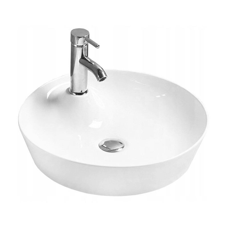 Mexen Arlena umyvadlo na desku 43 x 43 cm, Bílá 21264300