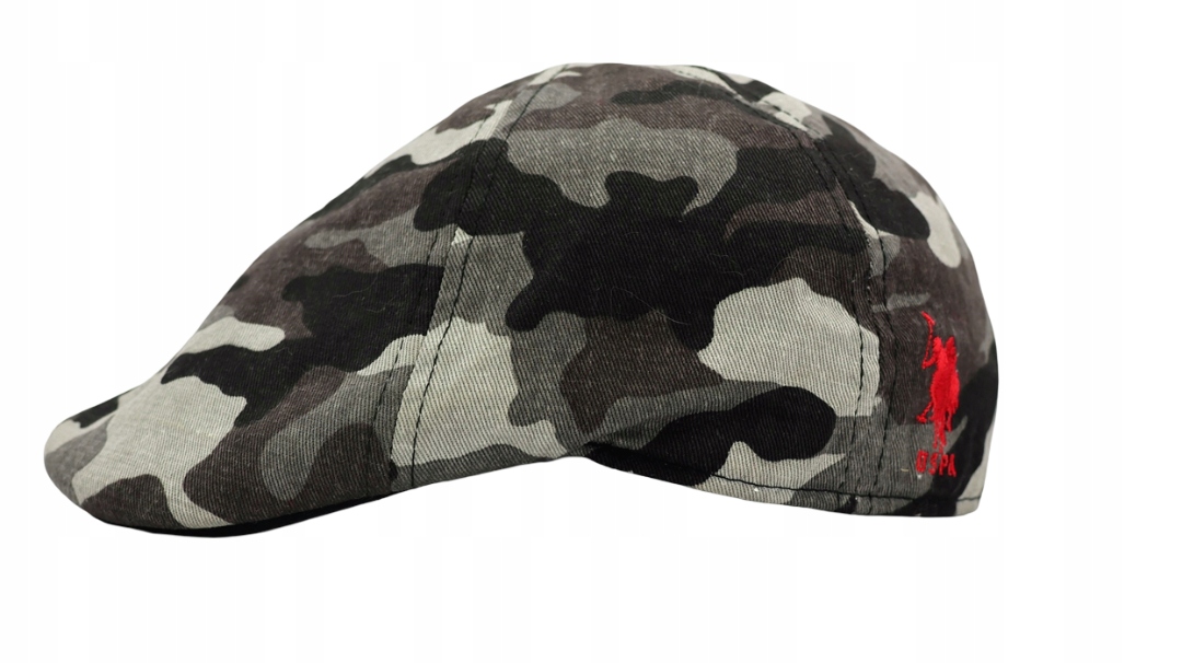 Pánský klobouk s kšiltem Čepice U.s. Polo Assn. 57-58 cm Maskáčový Výšivka Logo