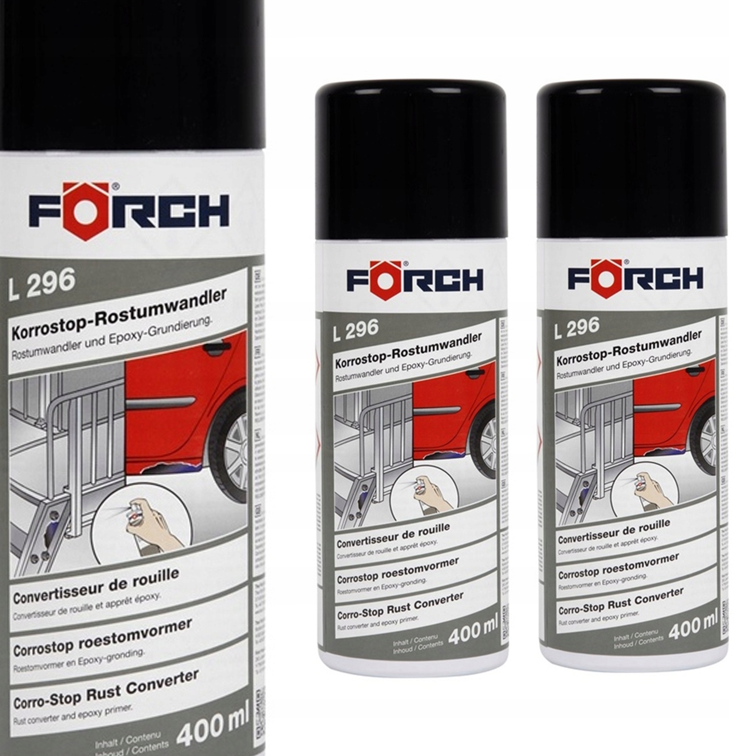 2x Neutralizator korozji Forch Korrostop L296 400ml