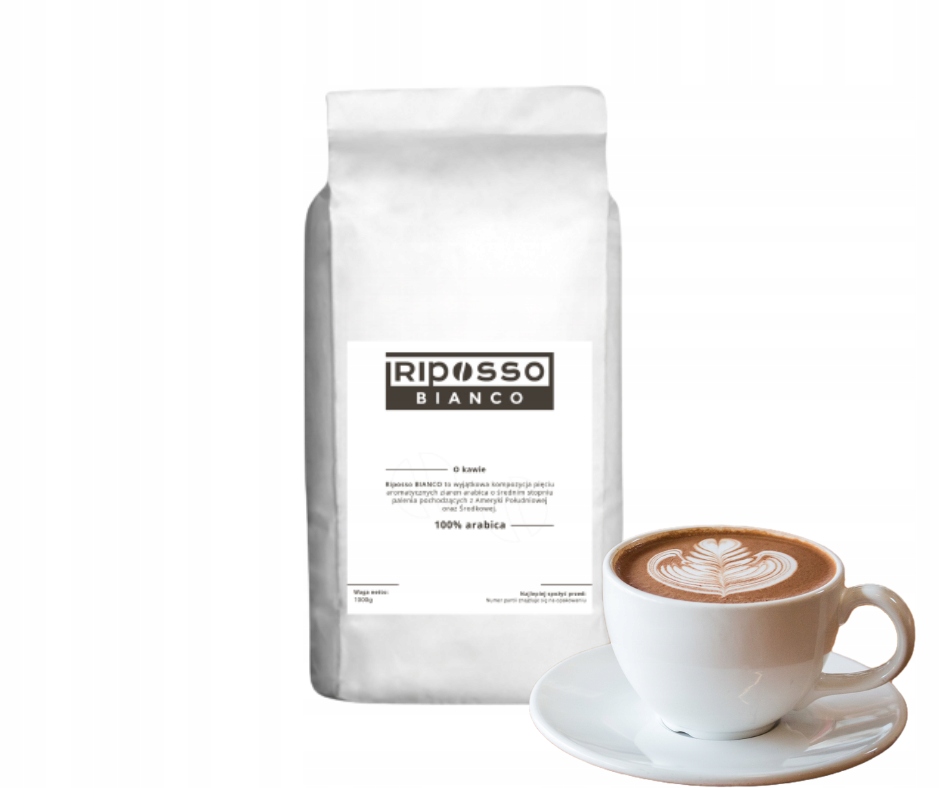 Levně Riposso Bianco 1kg 100% Arabica Káva zrnková