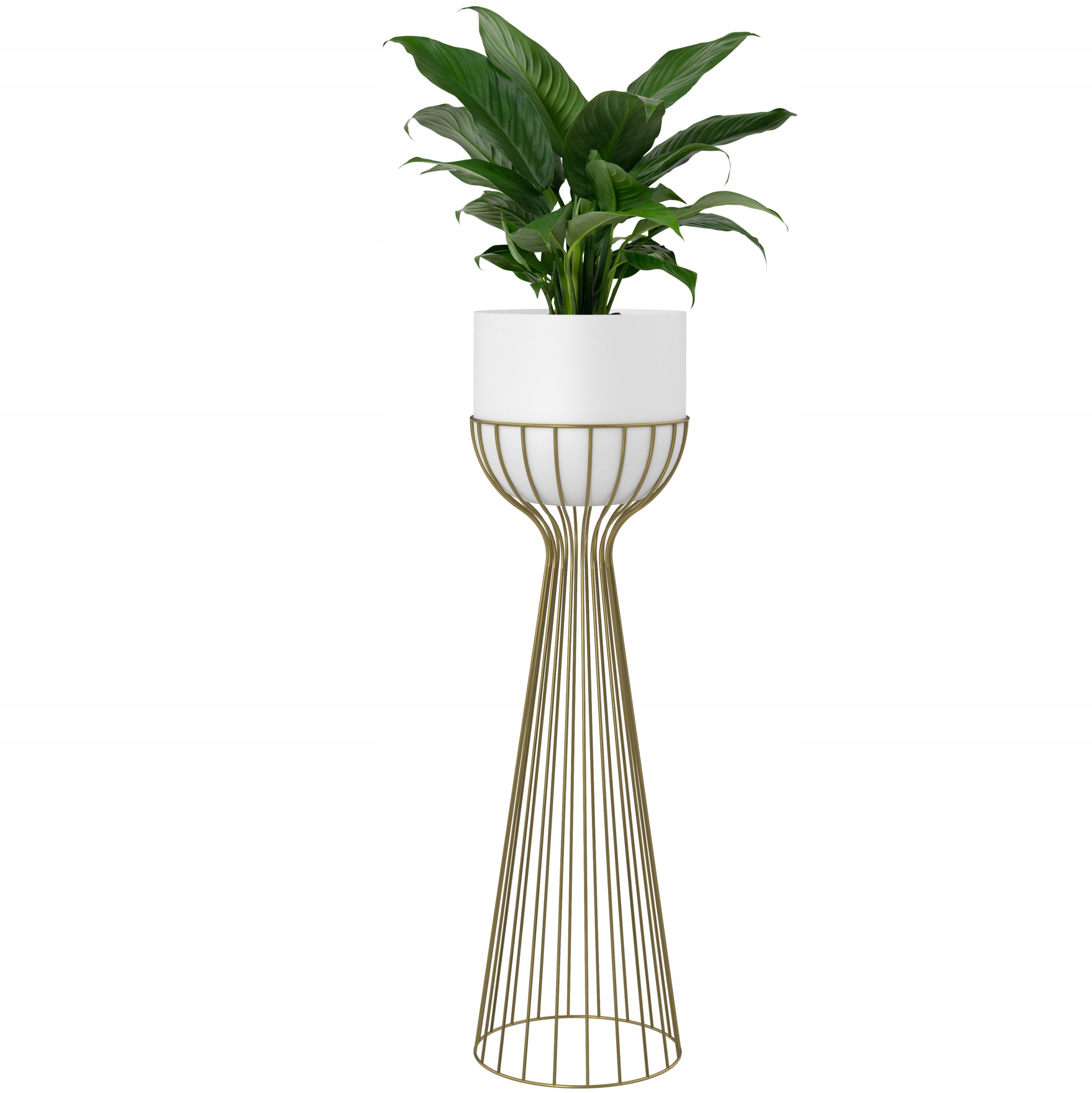 

Kwietnik metalowy stojący Loft Design Gold 68cm