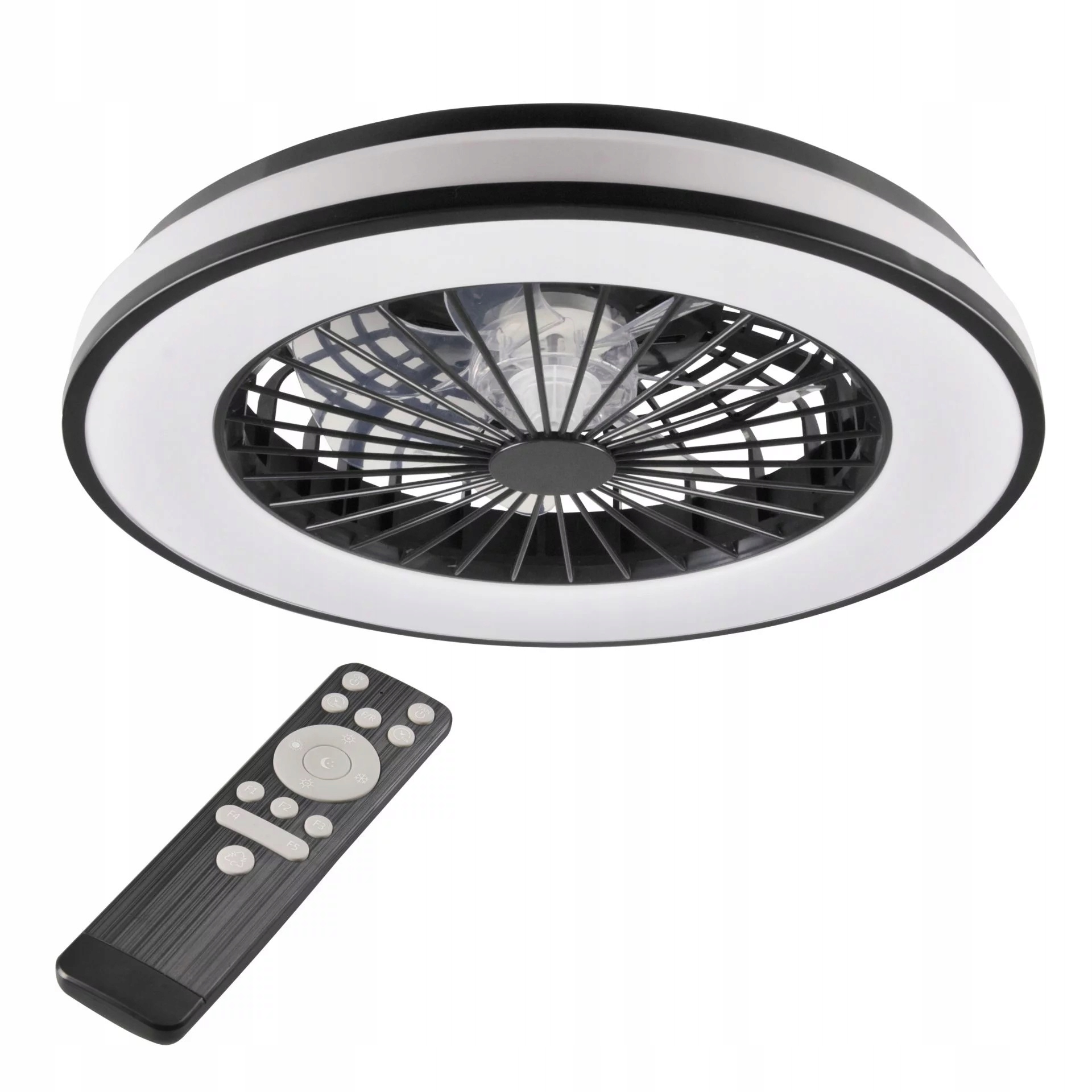 Led lampa 48W 3000K-6500K s ventilátorom na diaľkové ovládanie Stropné Svietidlo s ventilátorom