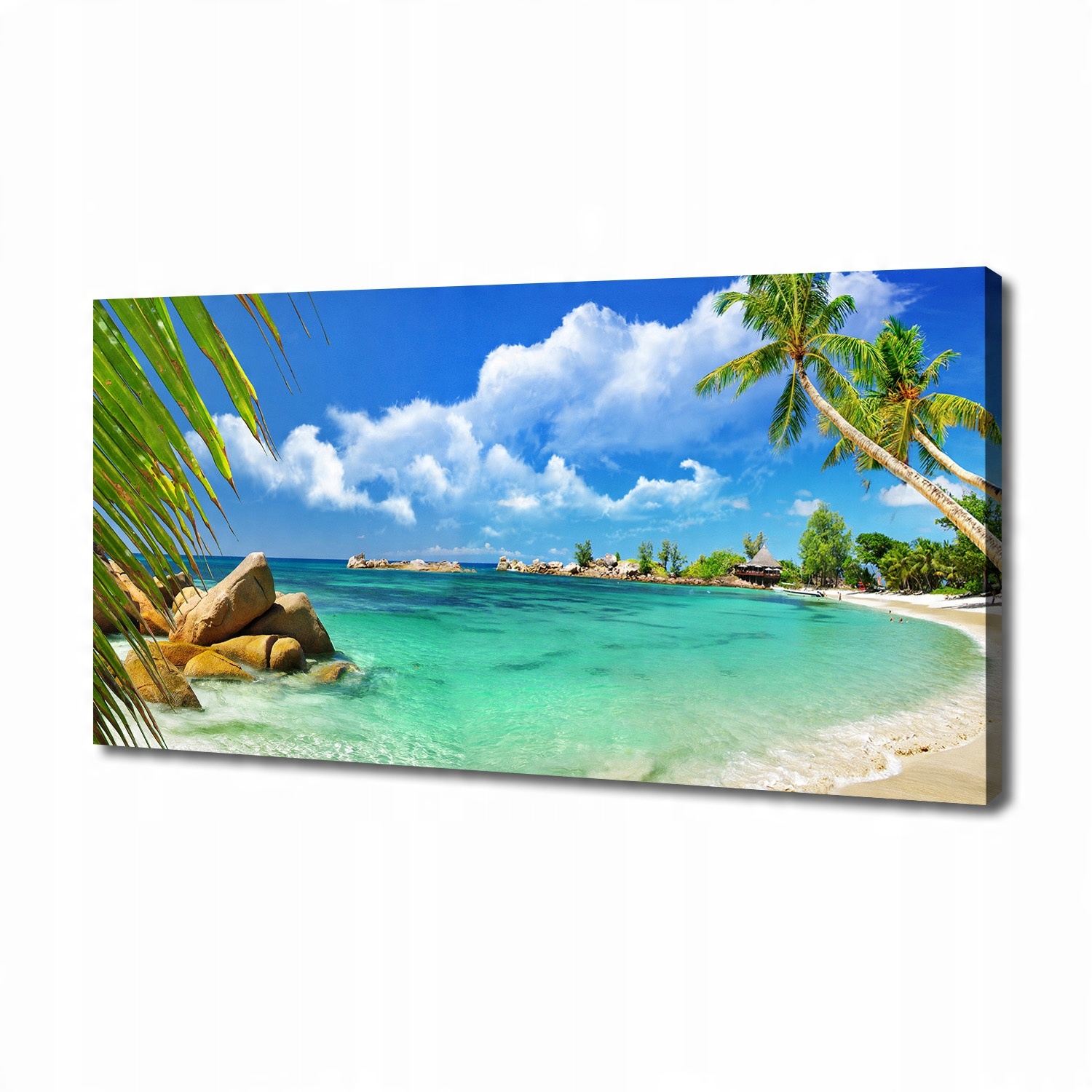 

Foto obraz na płótnie Seszele plaża 140x70 cm