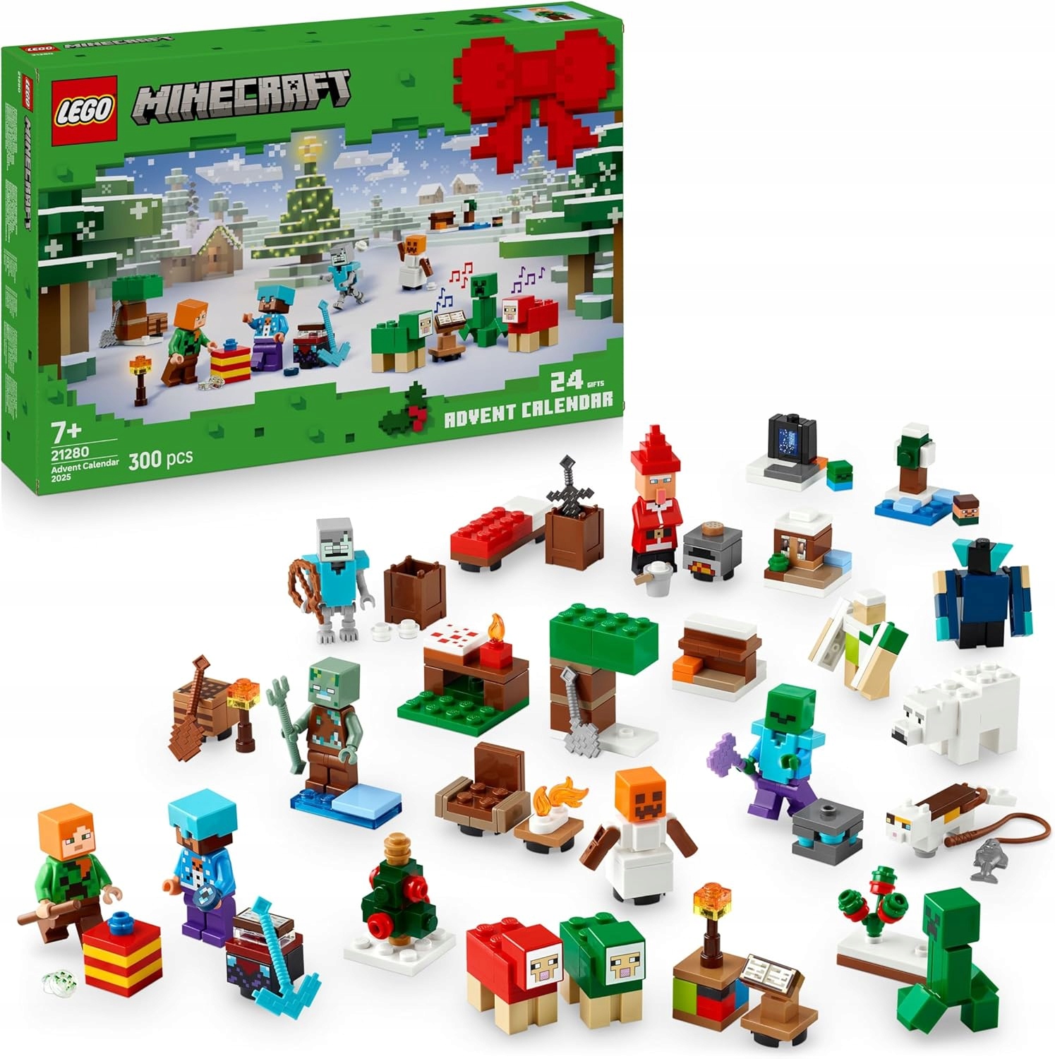 Lego Minecraft 21280 Adventní kalendář 2025 – Zimní vesnice, 7+