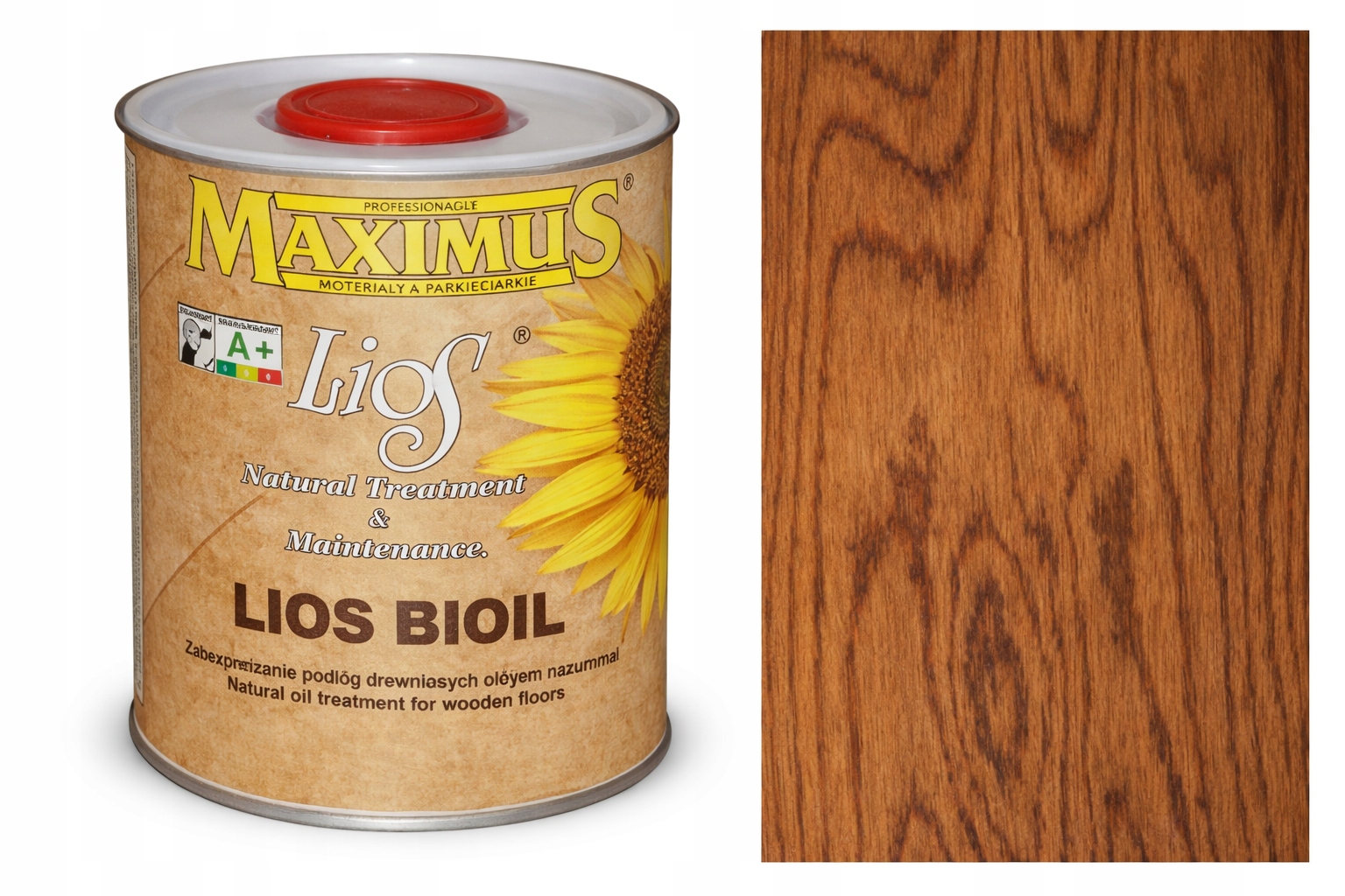 Maximus Lios Bioil Castagno Kaštan 1L barvící olej na dřevo