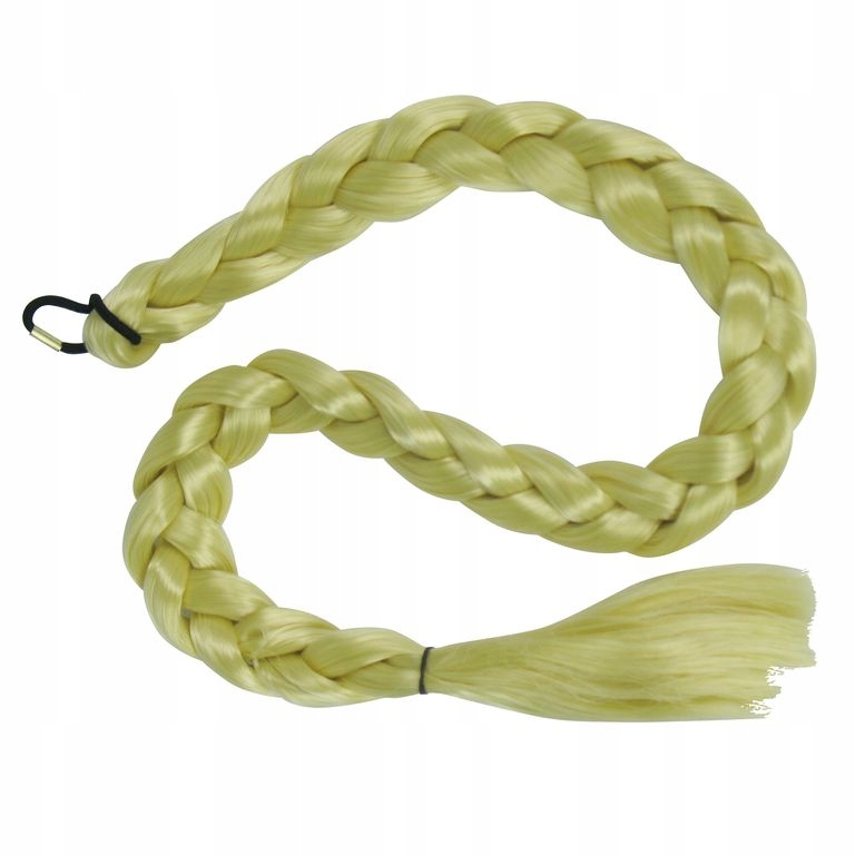 

Peruka Warkocz Jasny Blond Dł. 80CM