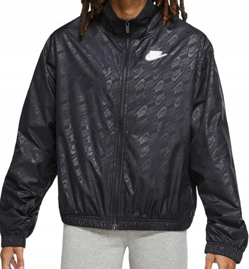 Nike Dámská větrová bunda Podšívka Zip Oversized DD5786-010 L