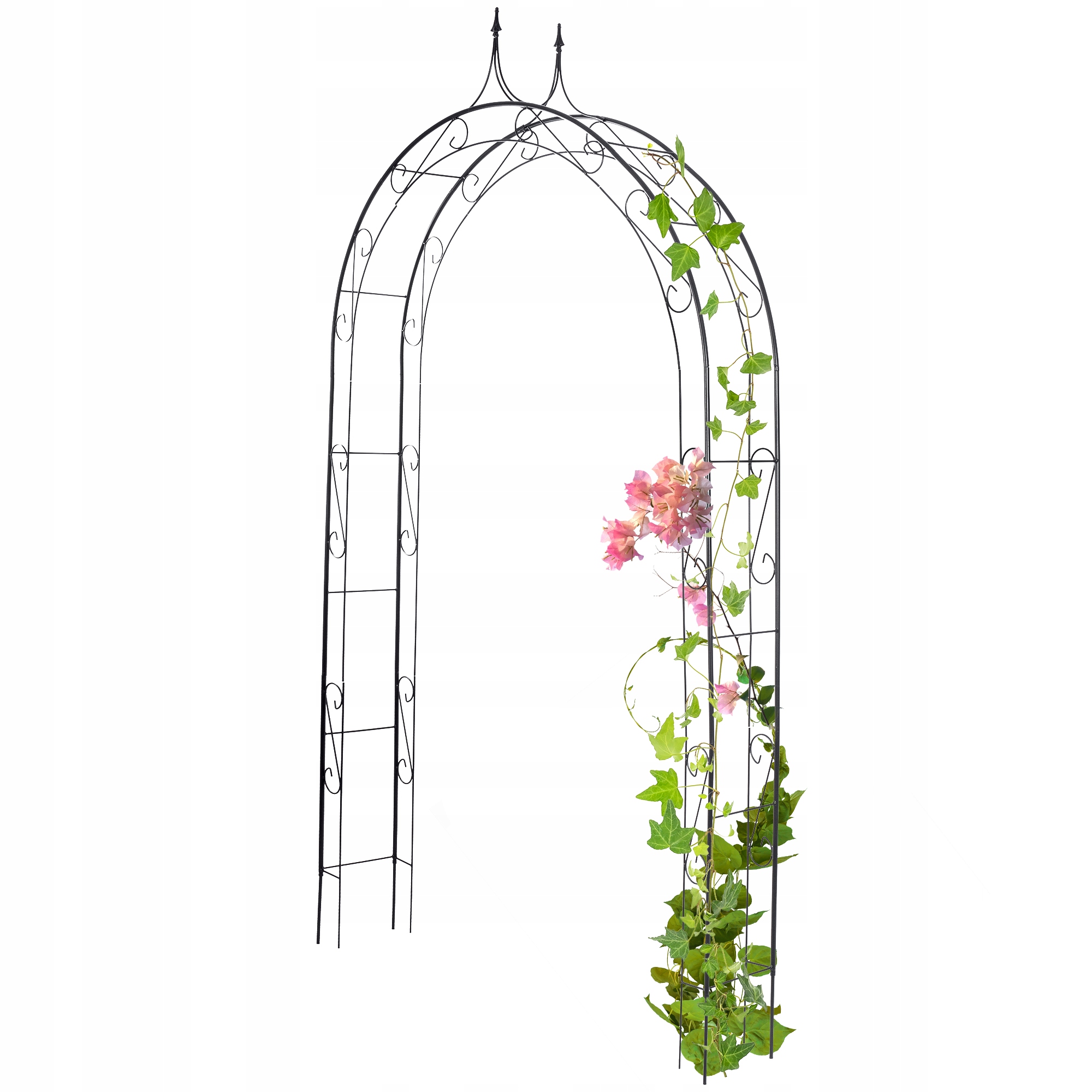 Záhradná Pergola Kovová Oblúk Na Kvety Ruže Na Ruže Popínavá 281 cm Podpera
