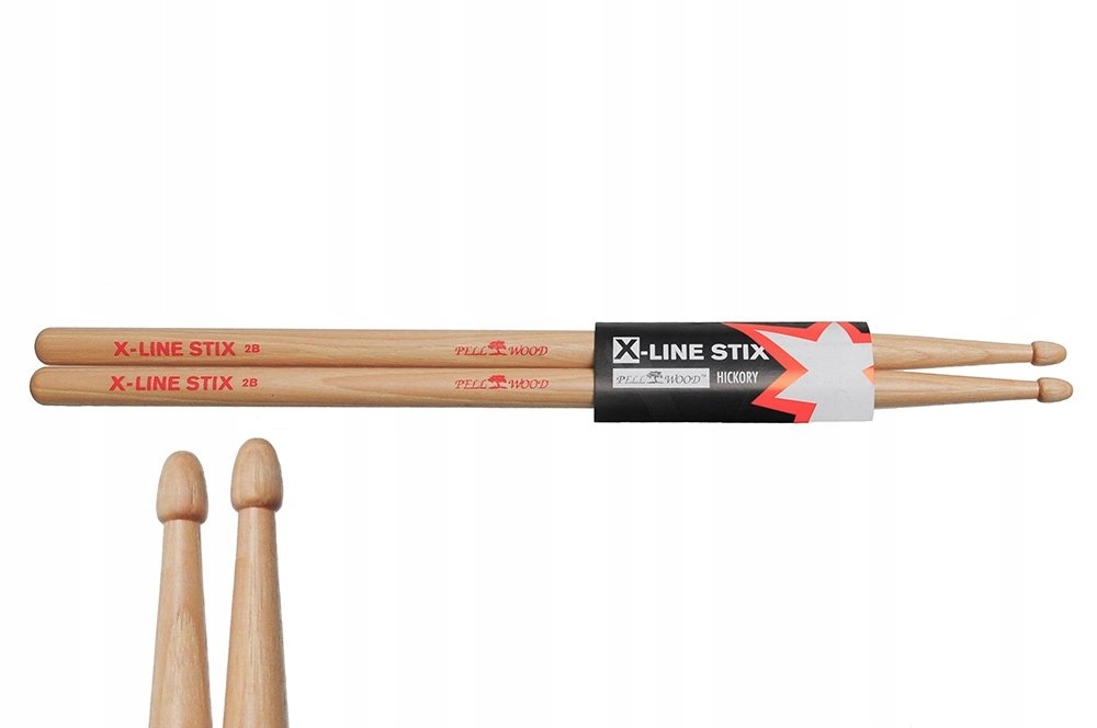 Pałki Perkusyjne Pellwood X-Line Hickory USA 2B