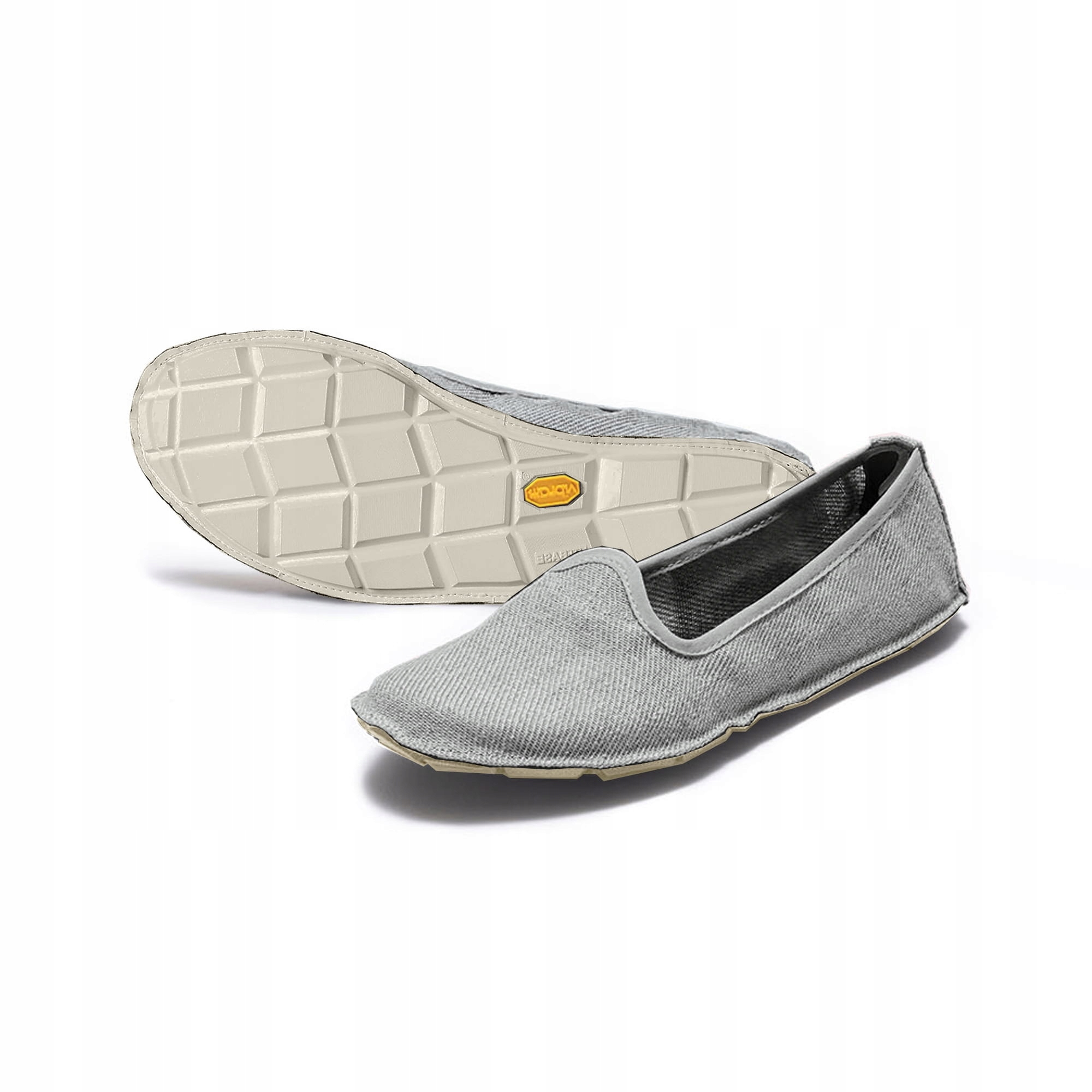 Dámské barefootové každodenní boty Vibram OneQ Slipon Hemp 38 šedé