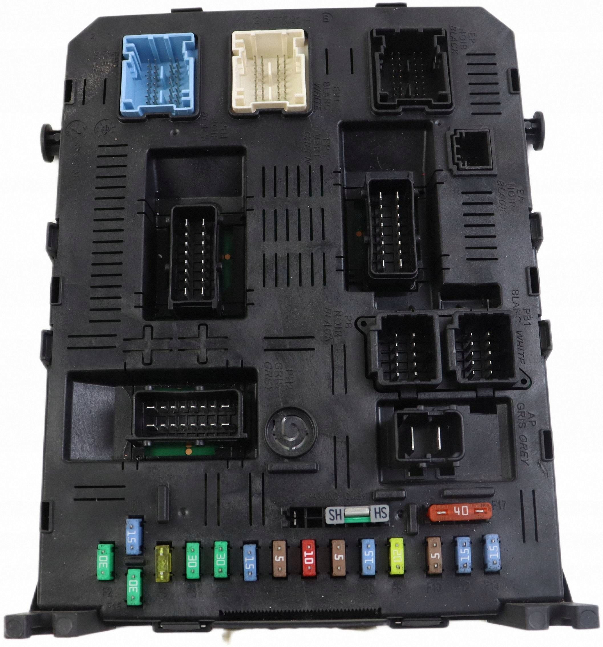 CITROEN PEUGEOT module compartment control unit BSI 9663510580 21676031-5B