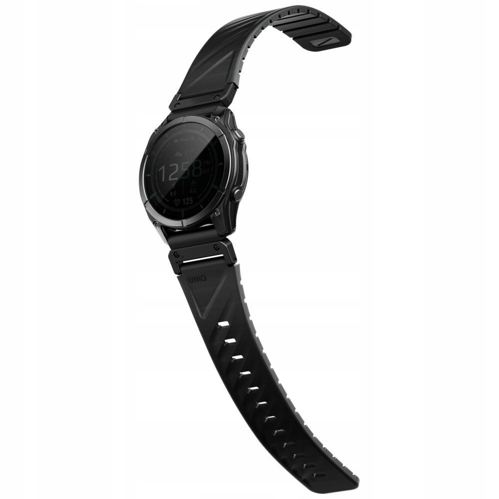 Pásek Uniq Fluo x Smart-Fit pro Garmin 22 mm černý