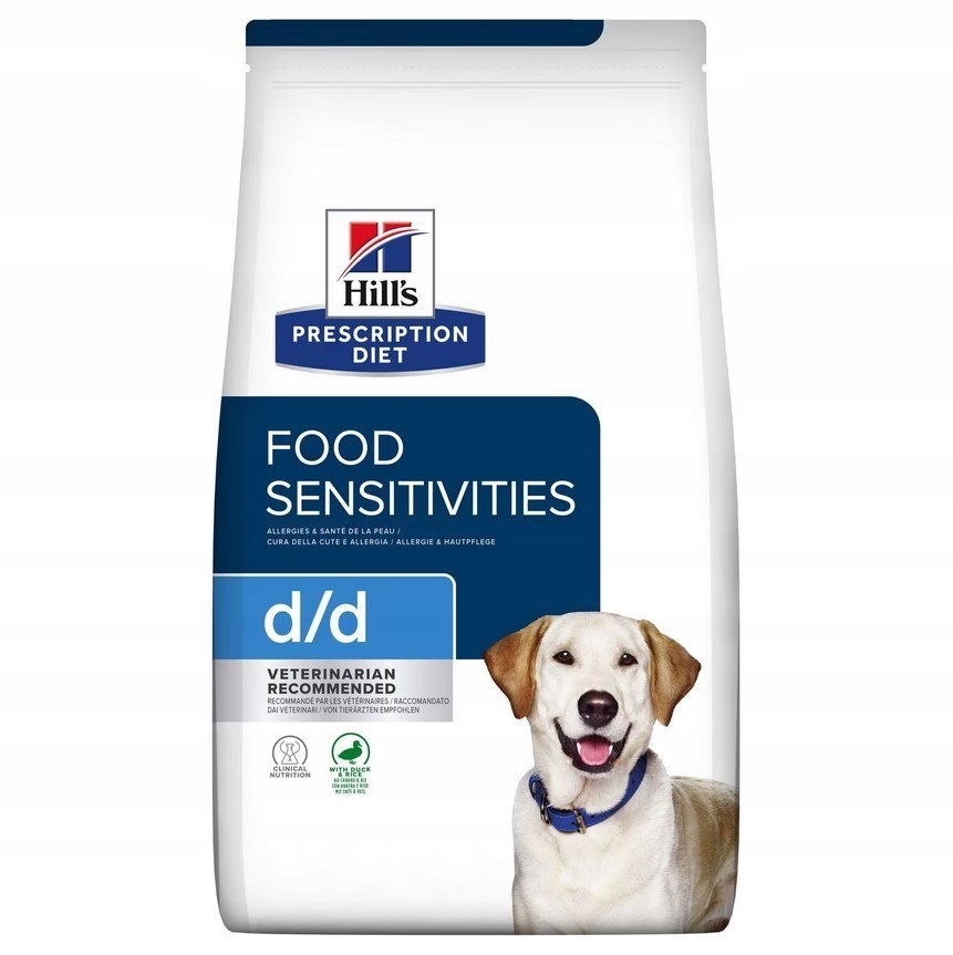 Levně Hill's Pd d/d food sensitivities, duck and rice, pro psa 4 kg