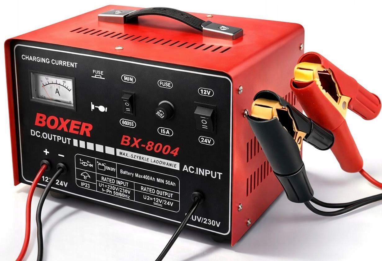 Automatický Usměrňovač Boxer BX-8004 12V 24V – Rychlé Nabíjení