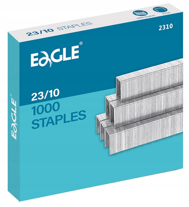 

Zszywki 23/10 zszywają do 60 kartek 938 8538 Eagle