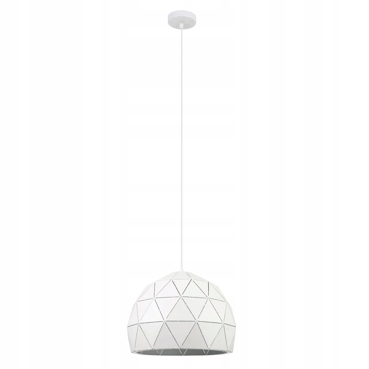 Moderní bílá závěsná lampa do obývacího pokoje nad stůl a nad ostrov Italux