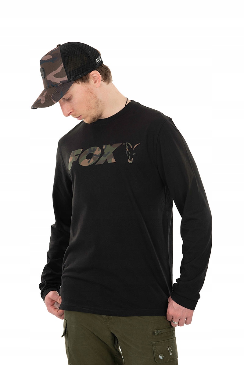 Bluza Fox Long Sleeve Black/Camo czarny r. M