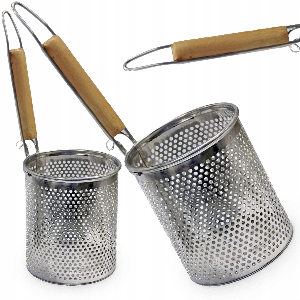 

Czerpak Cedzak Sito Do Makaronu 12cm Głęboki 14cm