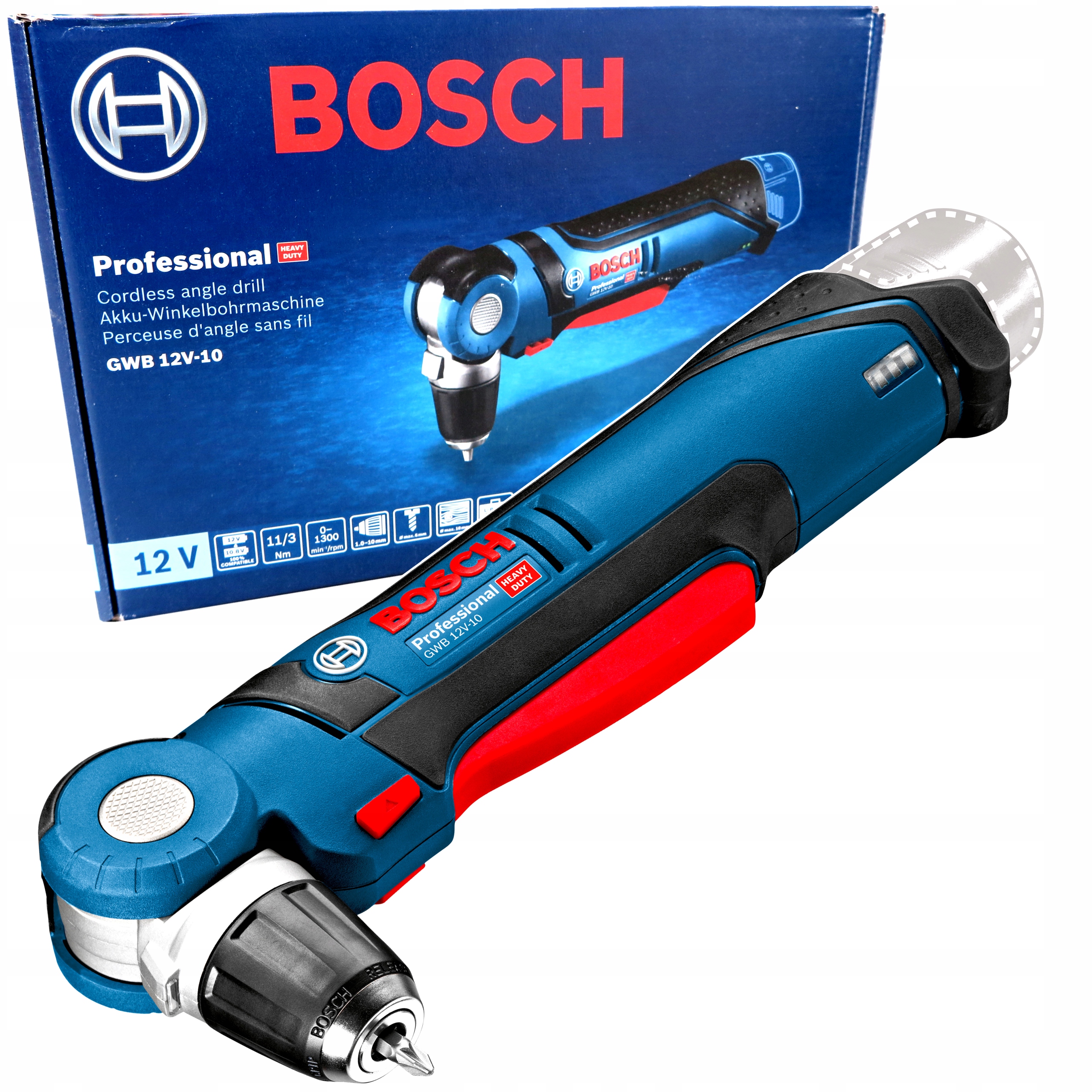 Wiertarka kątowa akumulatorowa 12V Bosch Gwb 12V-10 0601390905 Body