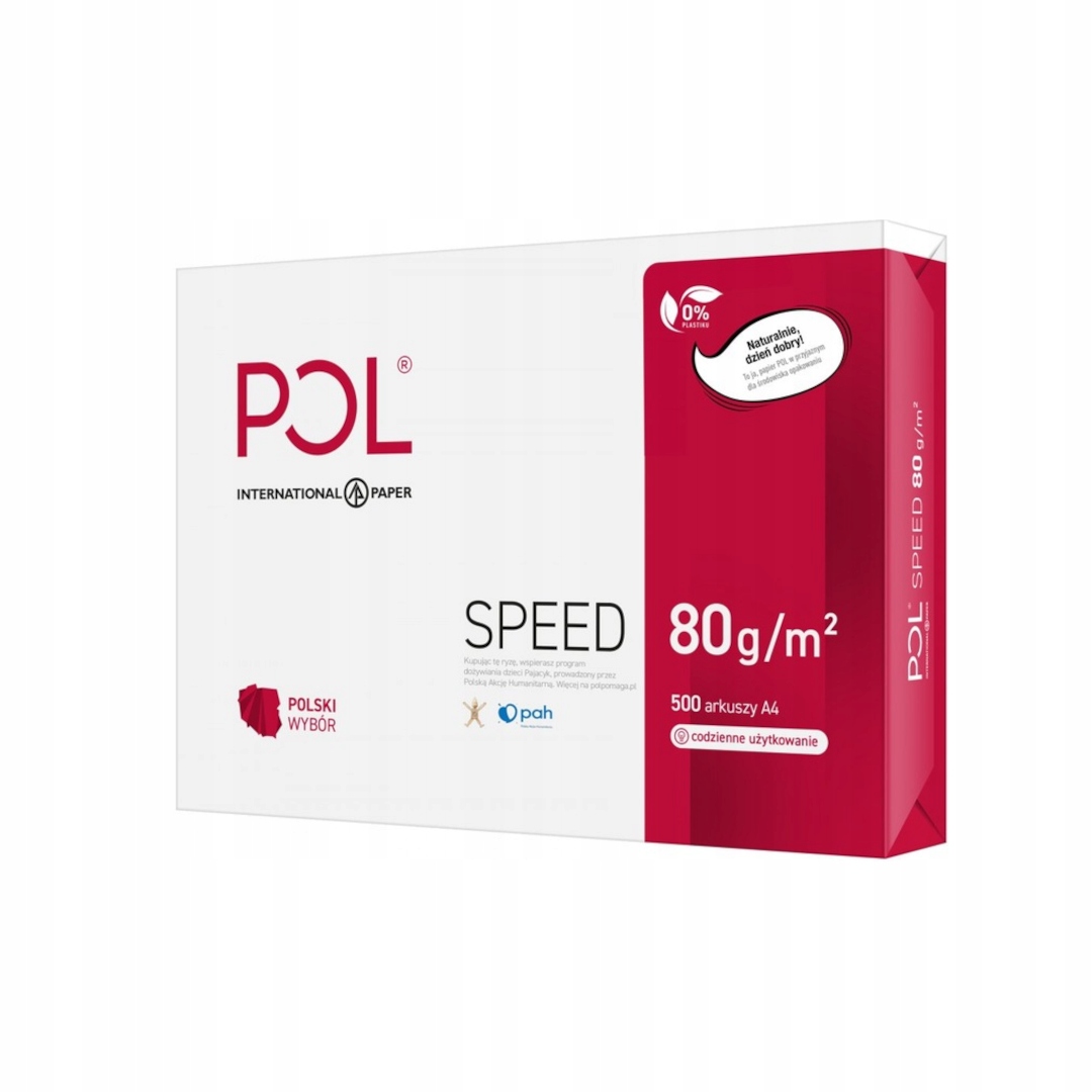 

Papier Ksero A4 80g Polspeed biały 500 arkuszy