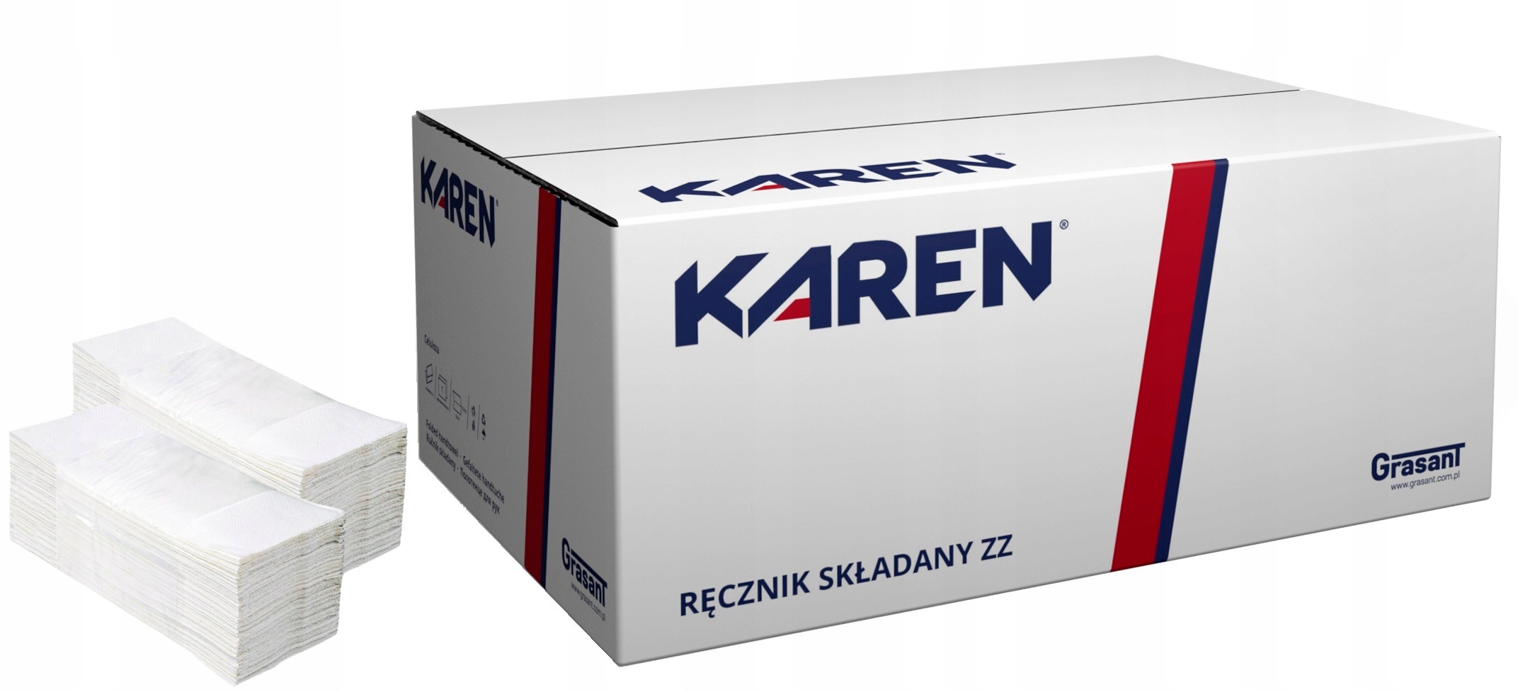 

Ręczniki papierowe Zz Białe Celuloza 100% 4000 szt