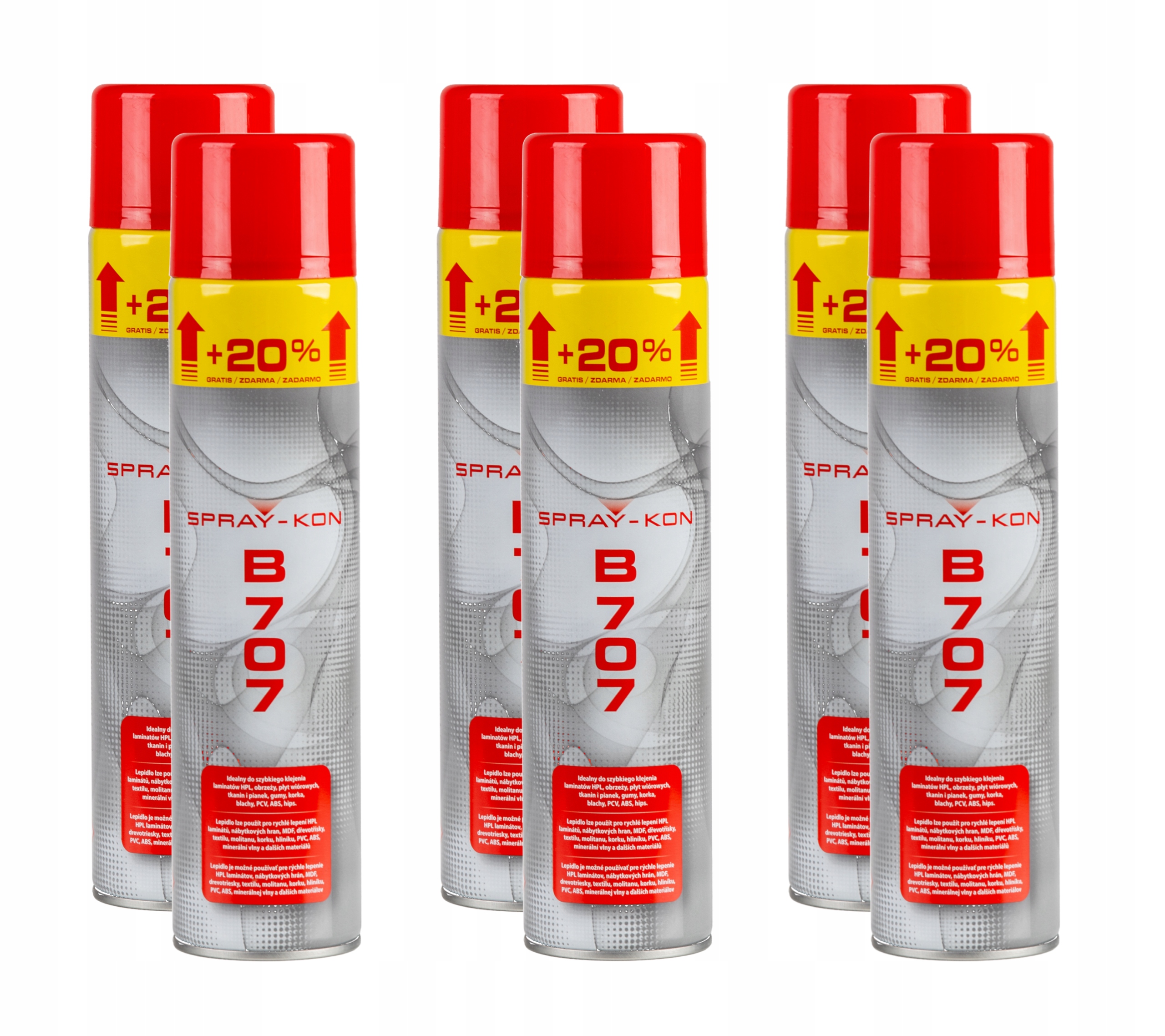 Kontaktné Lepidlo V Spreji Spray-kon B707 600 ml