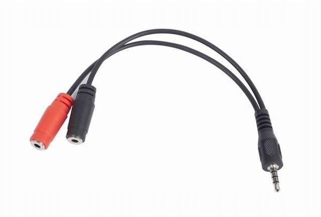 

Adapter stereo mini Jack M 2x mini Jack F 0.2m