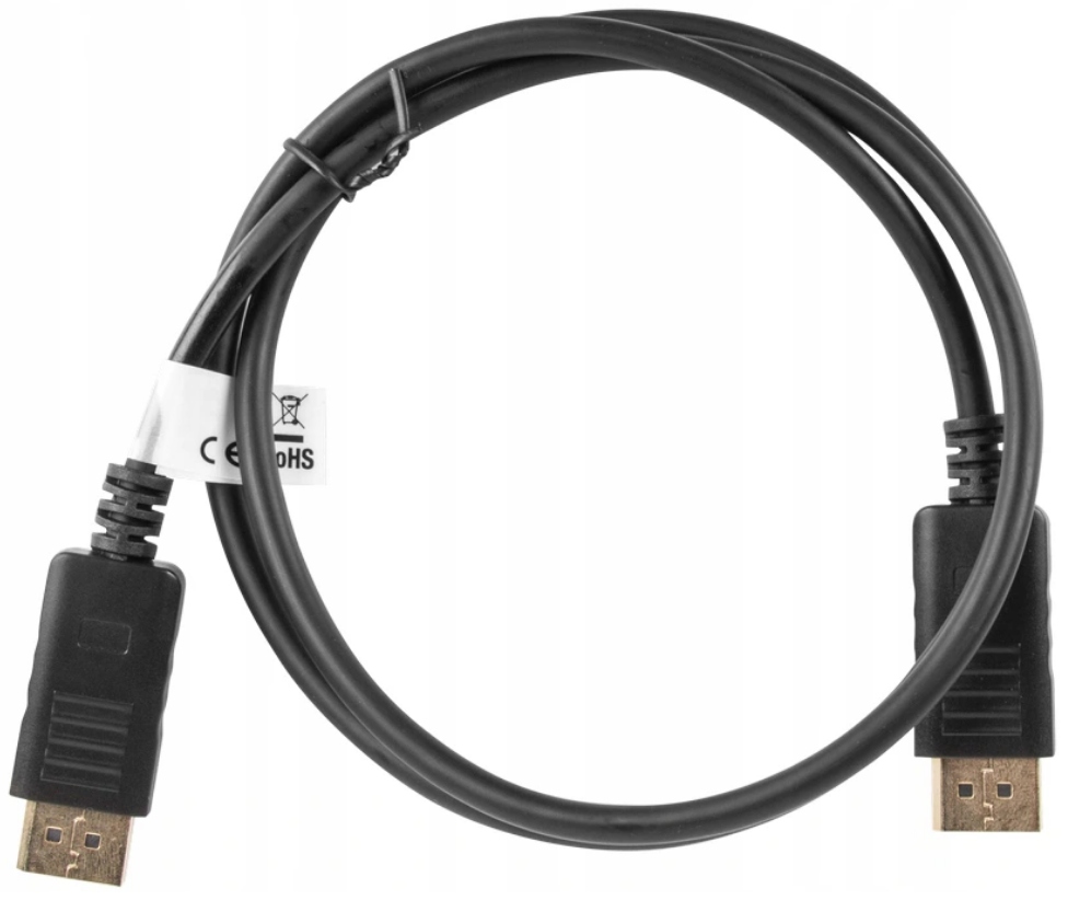 KABEL PRZEWÓD 20PIN DISPLAYPORT 1.2 4K HD 1.8M DP Model CA-DPDP-10CC-0018-BK