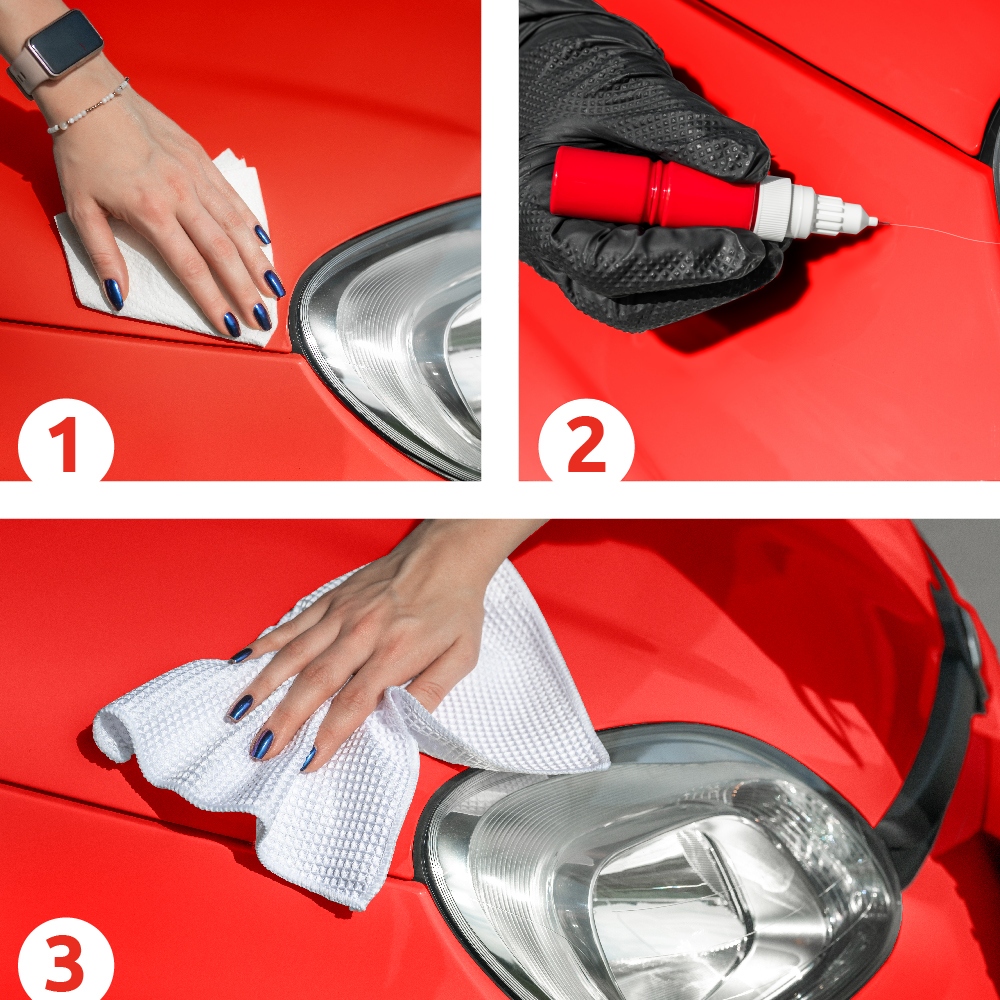 Lakier zaprawka samochodowa LH8Z brązowy toffegraciosa do VW 2in1 BLU Producent BLU