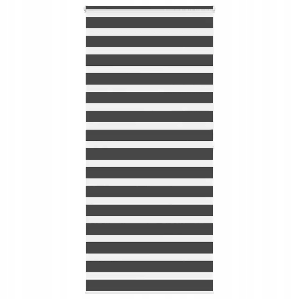 Zebra roleta černá 100x200 cm šířka látky 95,9 cm polyester Černý 4014261