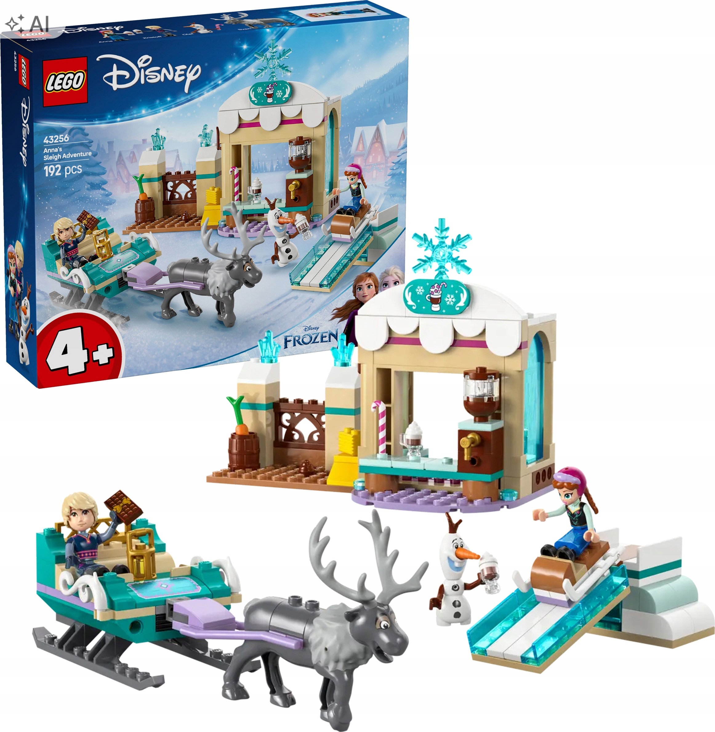 Lego Disney Dobrodružství na saních Anny 43256