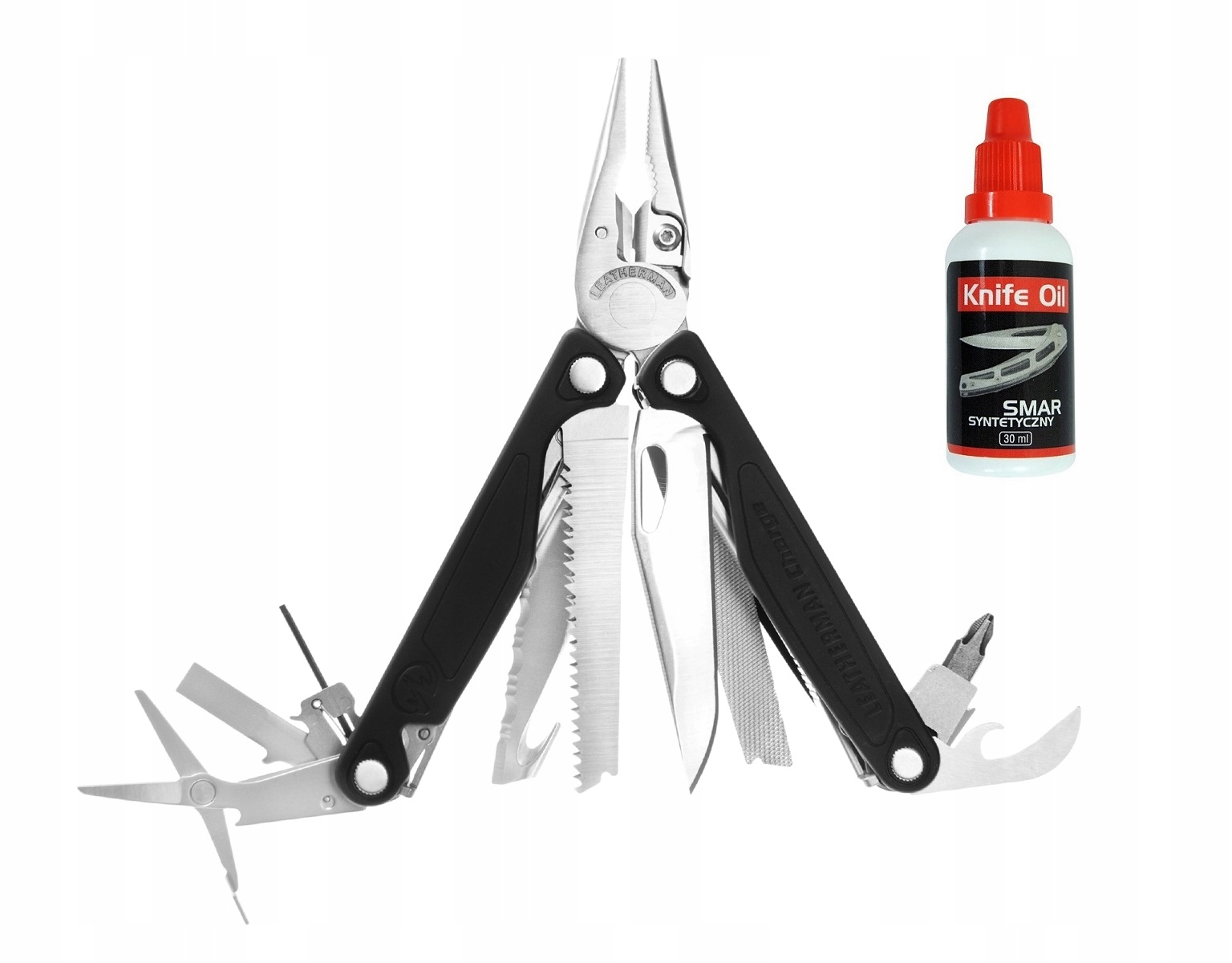 

Zestaw Multitool Leatherman Charge Plus Olej Smar