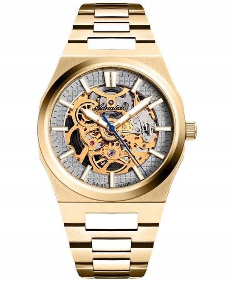 Pánské hodinky Adriatica Skeleton Sapphire Automatic