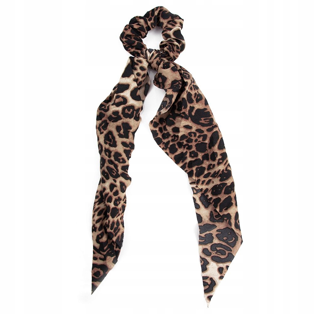

Gumka Do Włosów kokarda Apaszka panterka Scrunchie