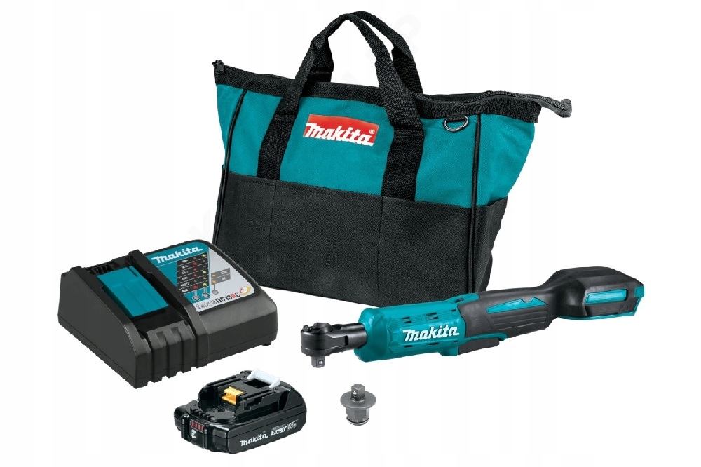 Makita Klucz Zapadkowy Ud. 1/4' 3/8' Lxt 18V 1x 2,0Ah DC18RC Torba DWR180RA
