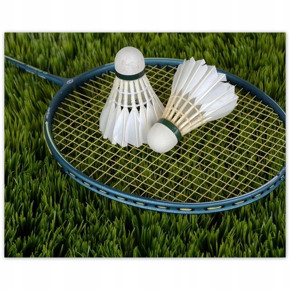 

Plakat 50x40 Badminton Lotka Rakieta