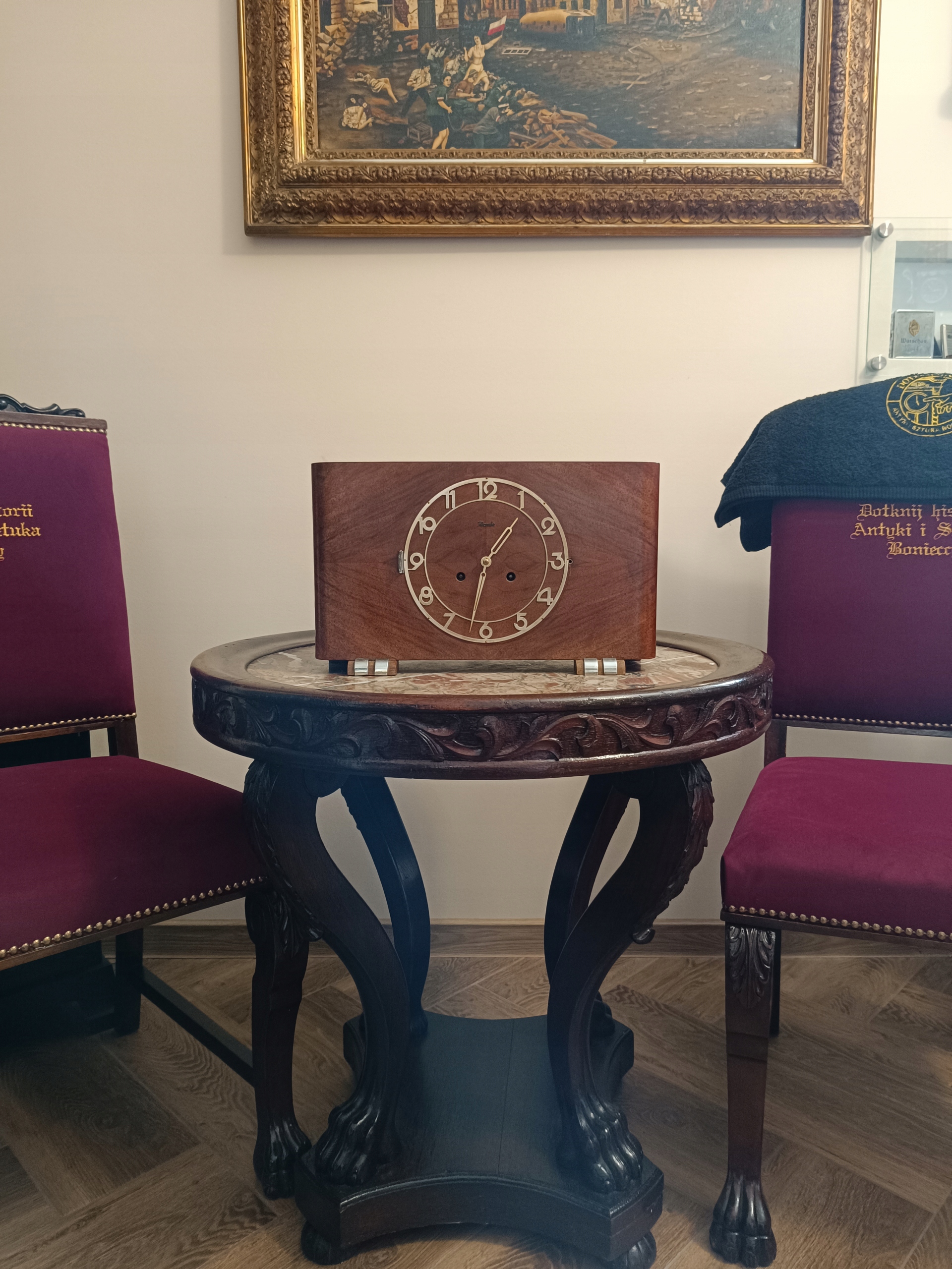 STARY ZEGAR KOMINKOWY KIENZLE