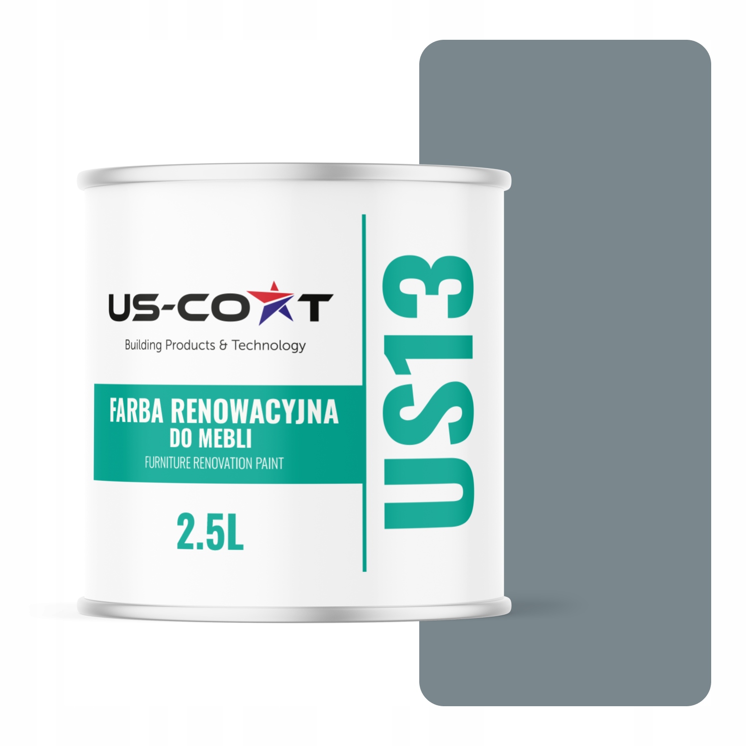 Farba Na Kuchynský Nábytok Predná Časť Veverička Šedá Ral 7000 Satén 2,5 L