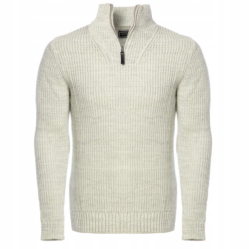 Carisma svetr pánský 7800 zapínaní véčko M ecru