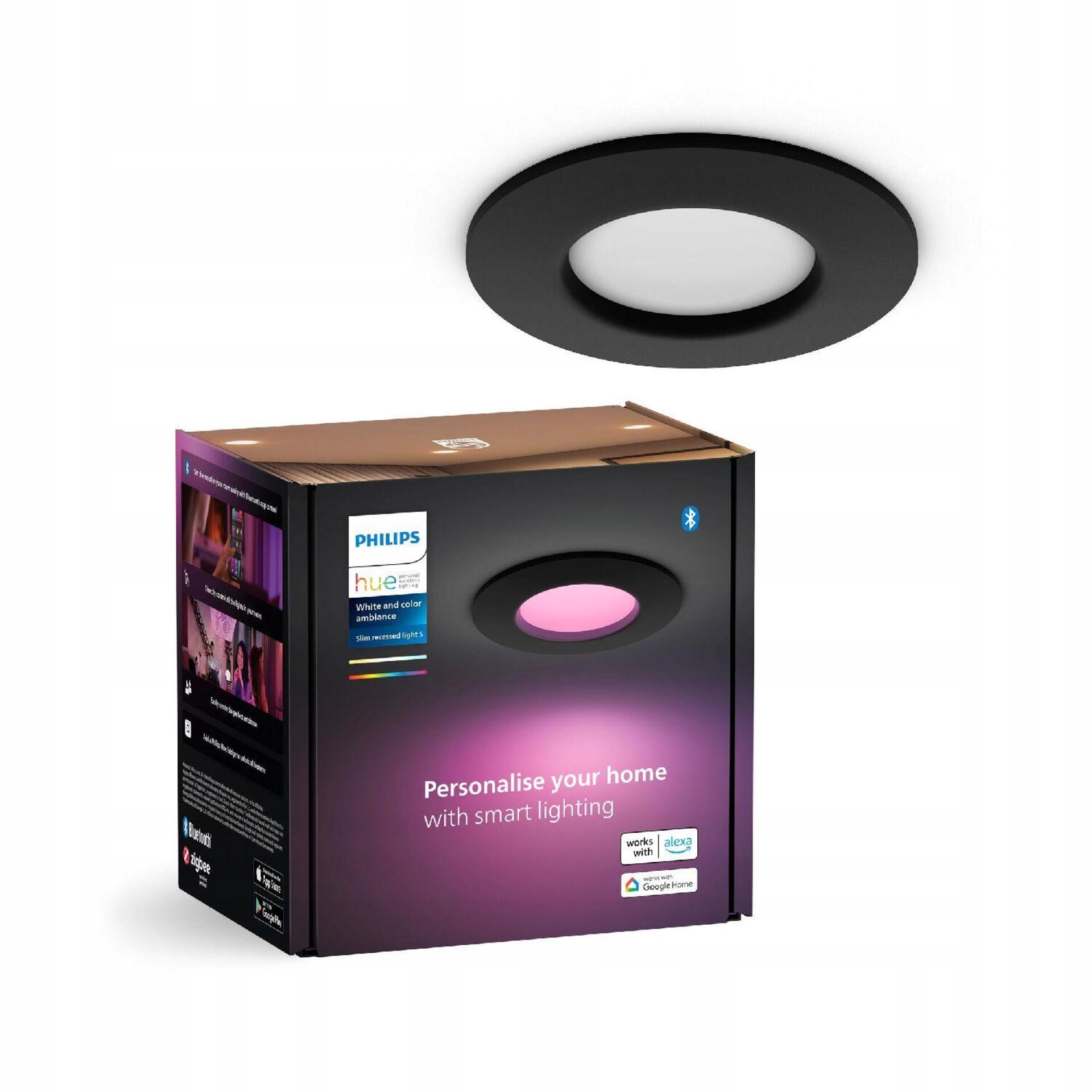 Philips Hue Wca Slim kúpeľňové zápustné svietidlo Led 8,3 W 790lm 2200-6500K