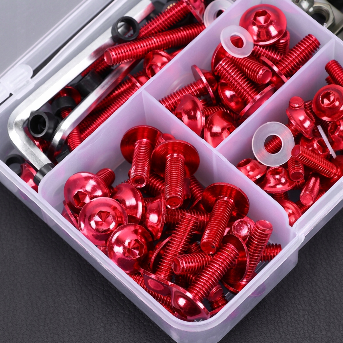 177 sztuk Śruby do owiewek motocykla Śruby Zestaw Producent Slavico