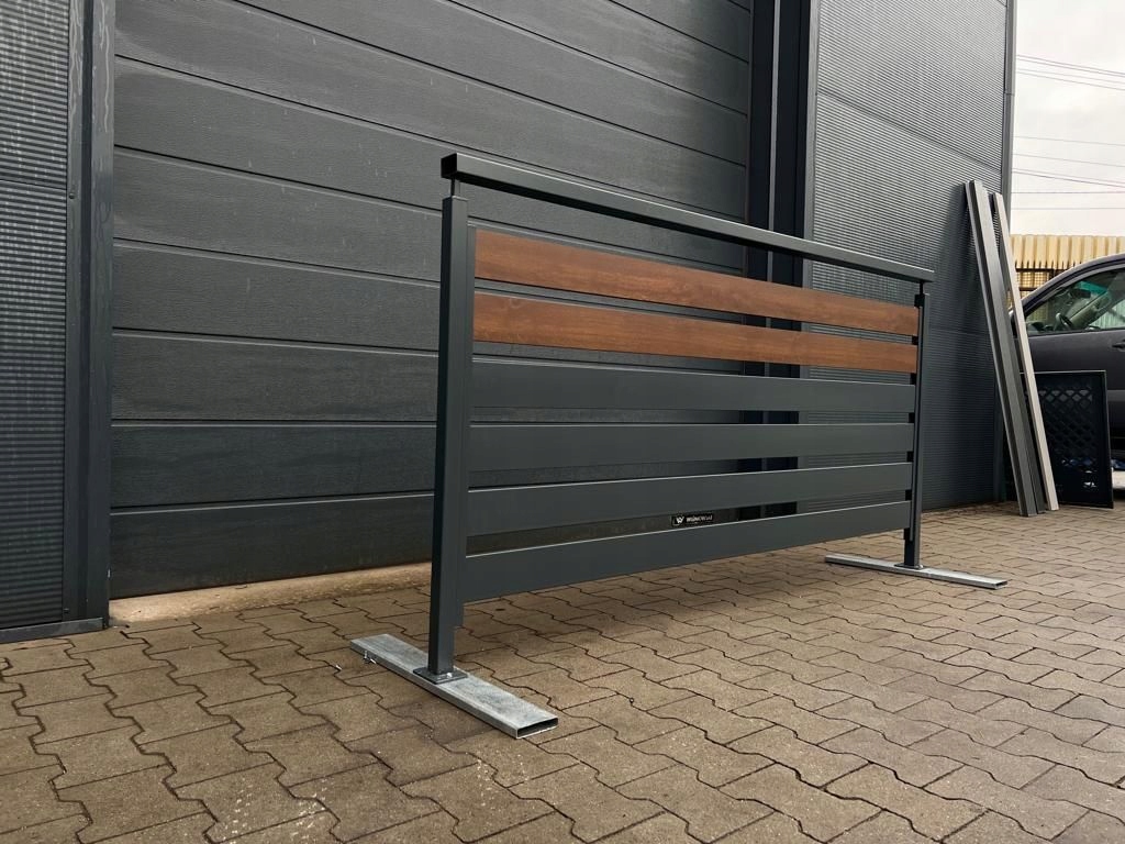 PROFIL 100x20 mm ocynk drewnopodobny orzech, 1 mb dostępny od ręki Szerokość 100 mm