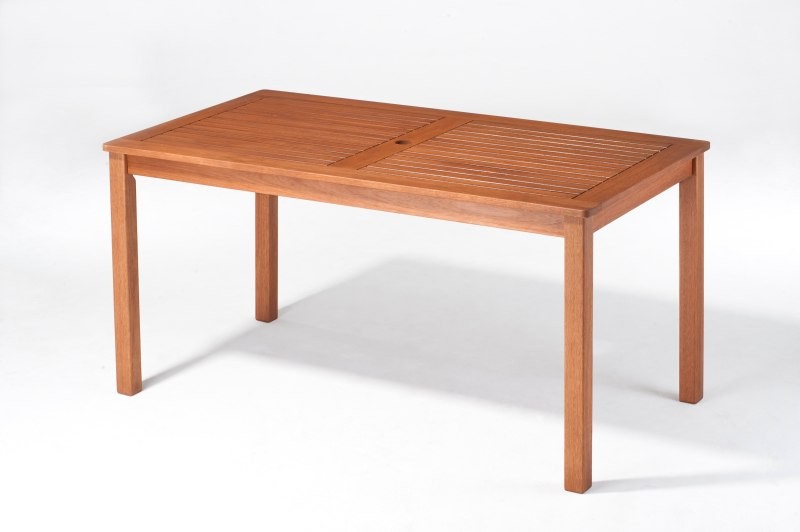 Stół ogrodowy z drewna egzotycznego eukaliptusa do ogrodu na taras Dover