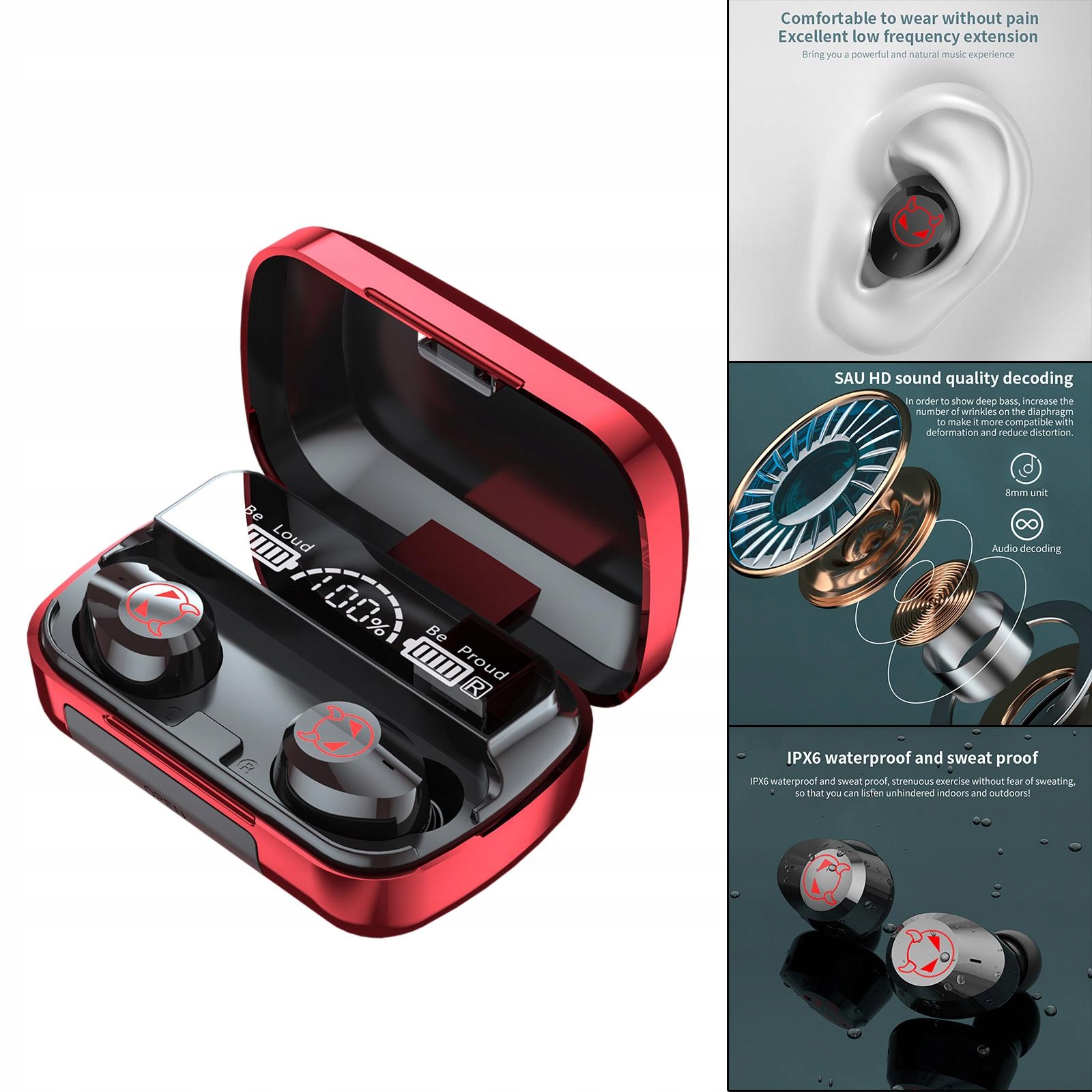 Duża pojemność M23 w uchu Kod producenta thenmuddy-332263049458