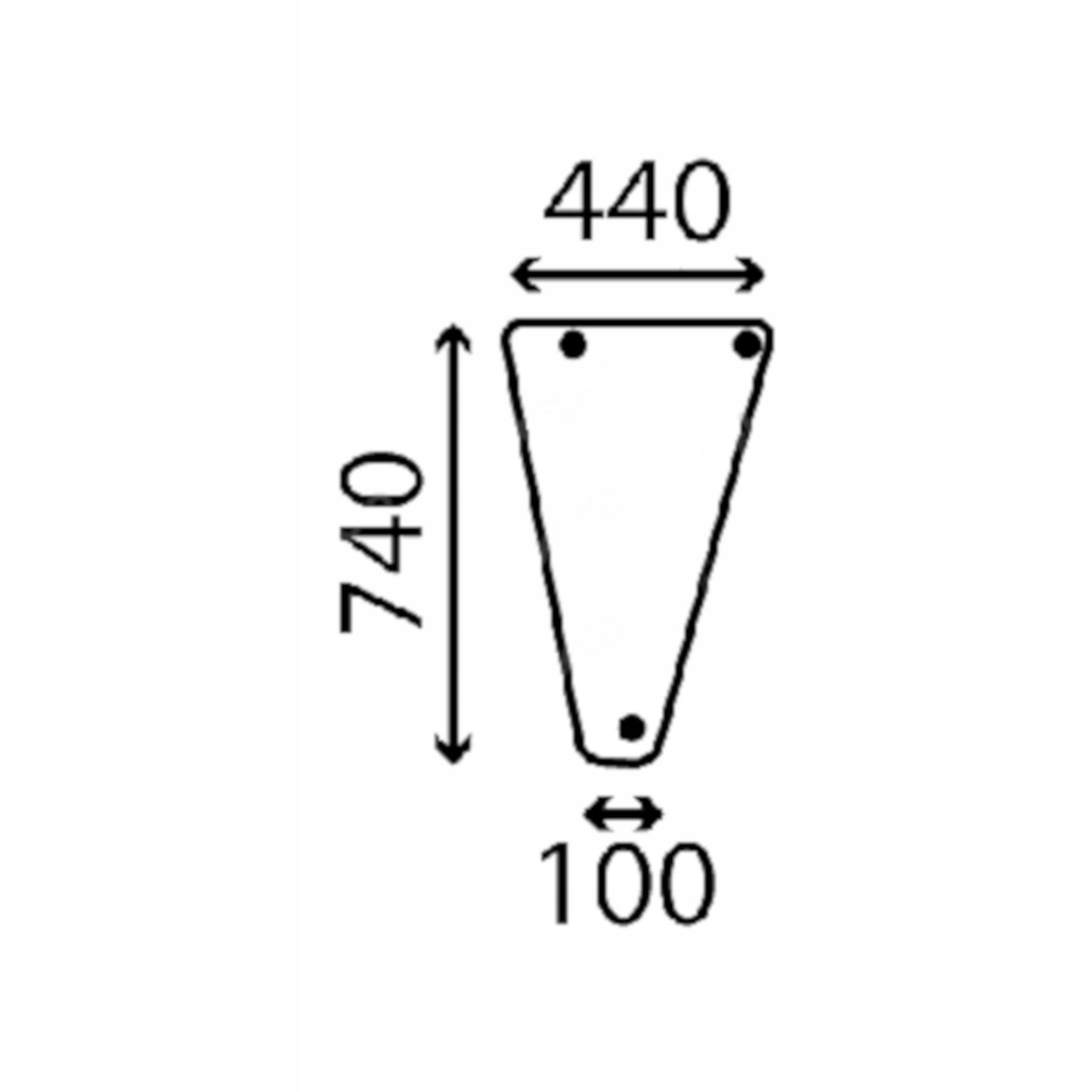 sklo pro traktoru Deutz-Fahr přední dol 04376136