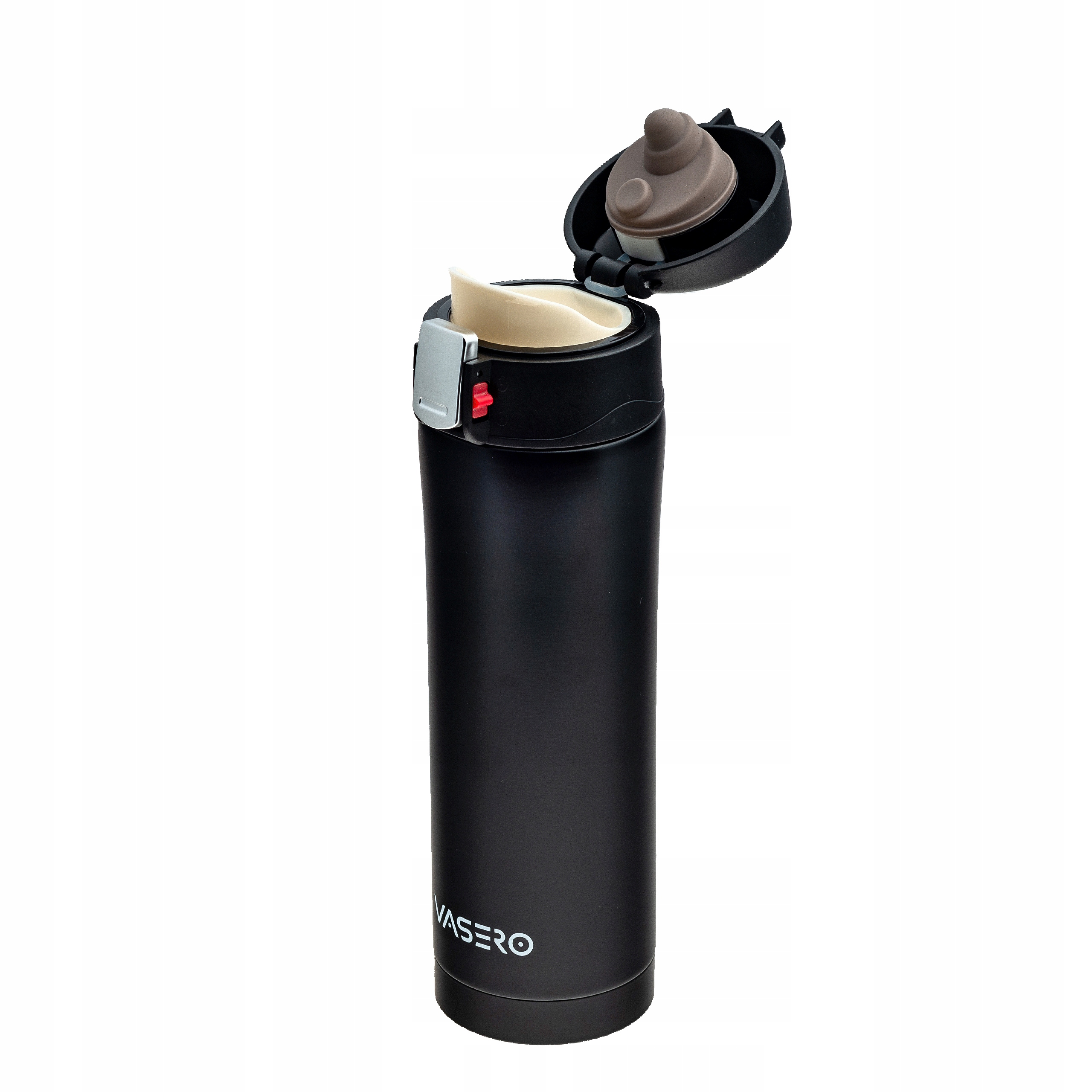 KUBEK TERMICZNY TERMOS na herbatę kawę z ustnikiem BLOKADA PRÓŻNIOWY STAL Marka inna marka